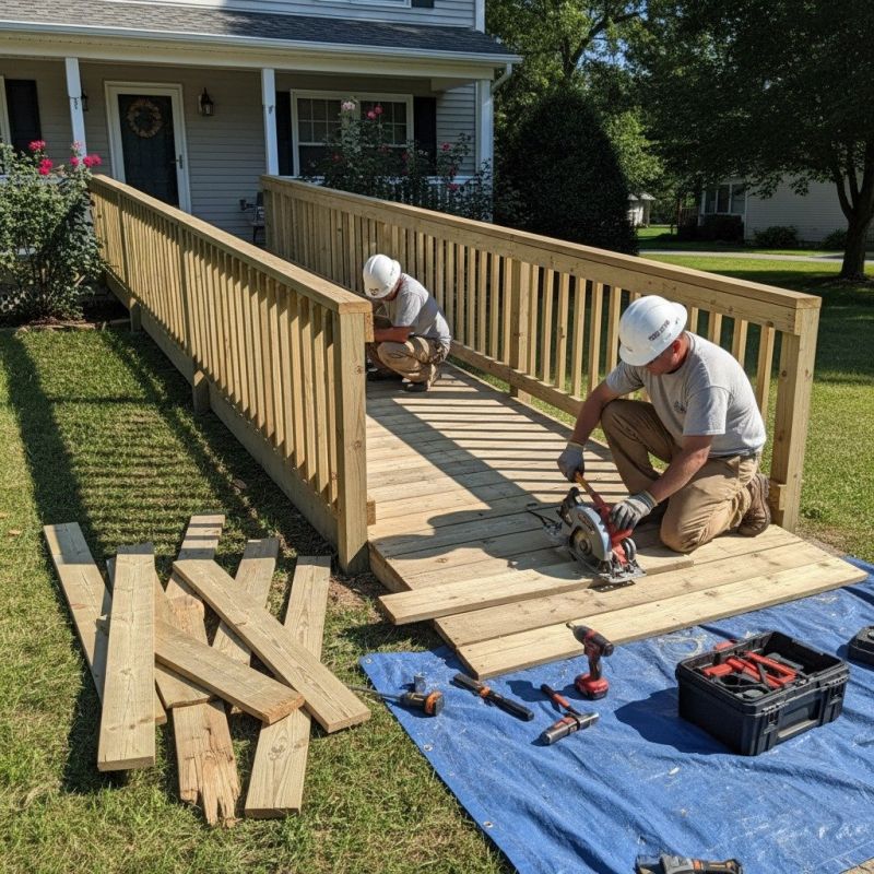 Wood Ramp Repair in Denver County, CO